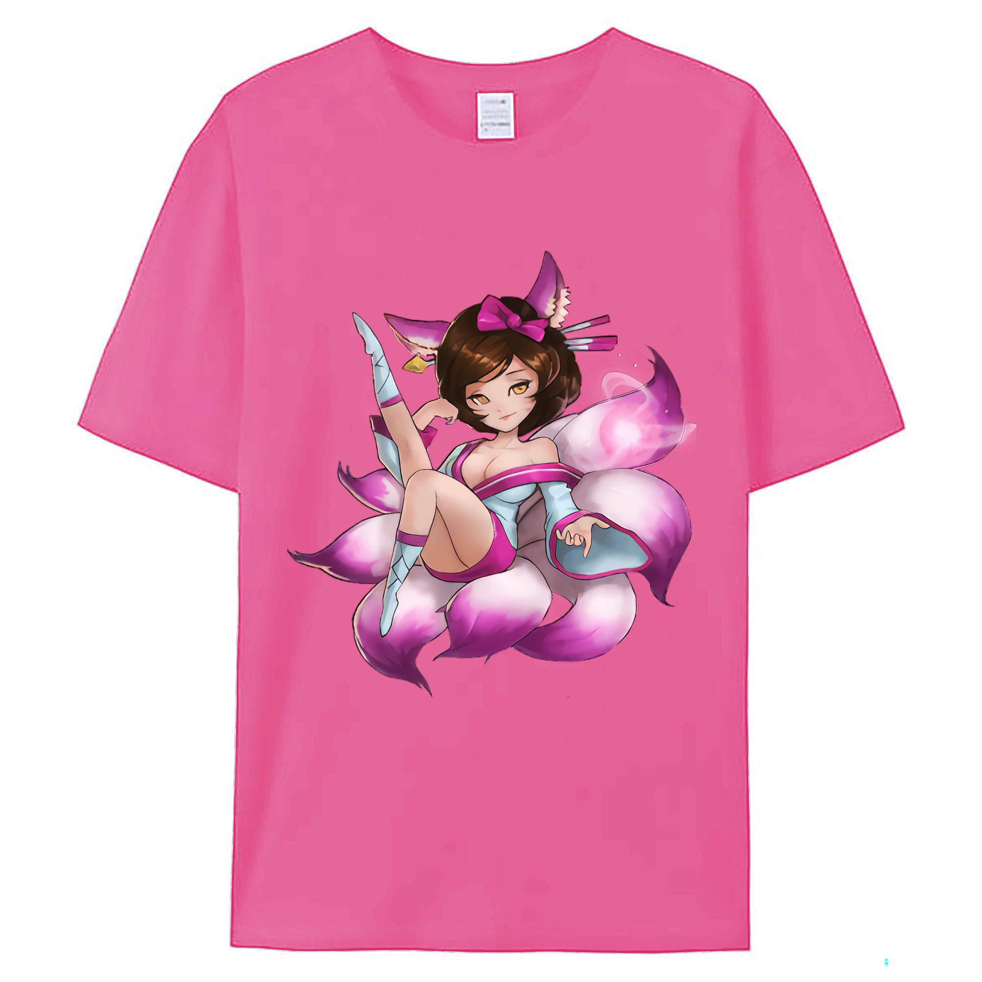 （画像用） リーグ・オブ・レジェンド League of Legends LOL レディースカジュアルプリントTシャツ（綿100％）